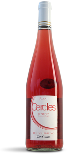 Ampolla de vi Can Casals - Cercles Rosat - Ull de llebre